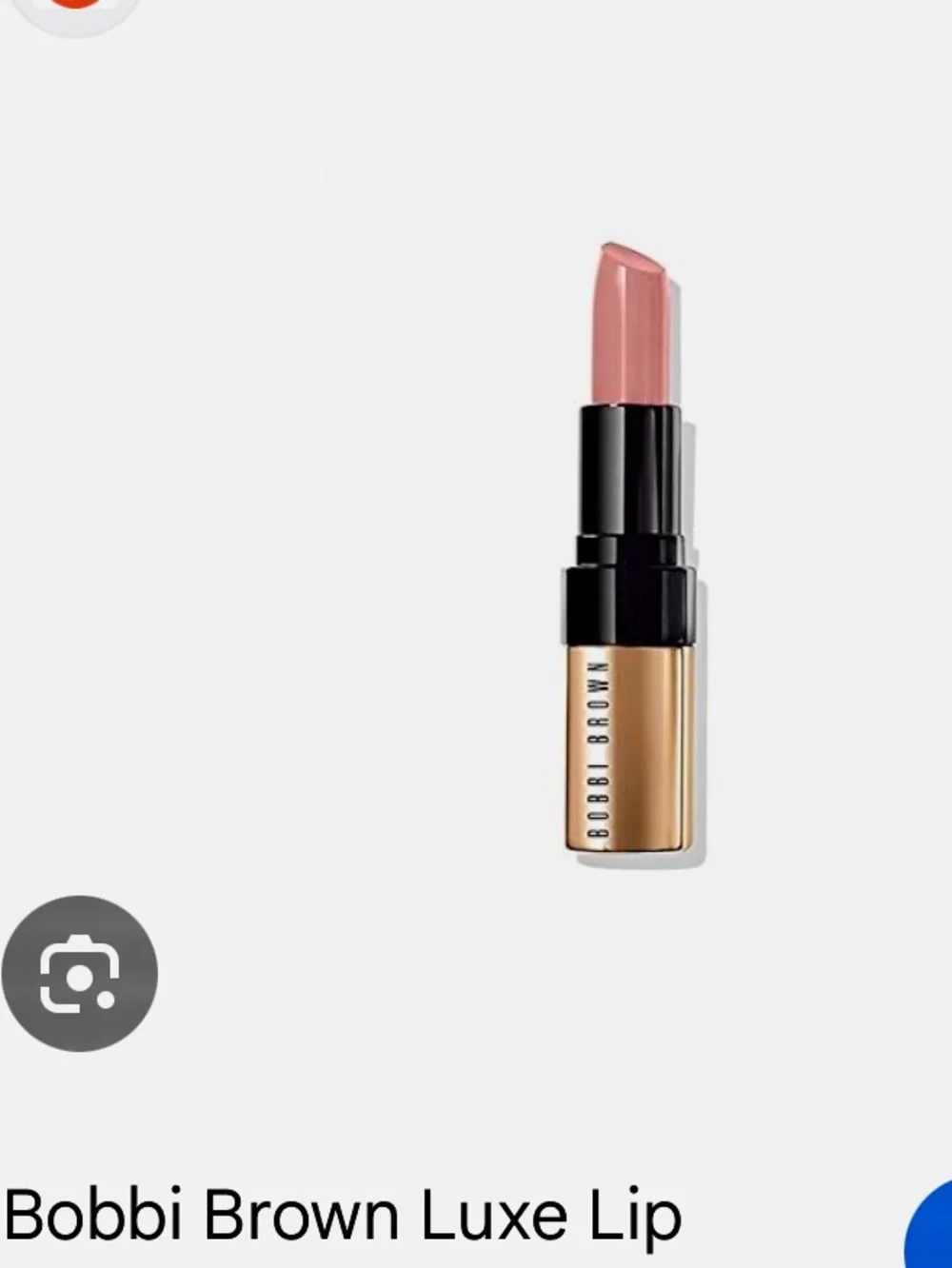 Bobbi Brown Creamy Lipstick — Hydrating  luxury,( Almost Bare Shade) travel size